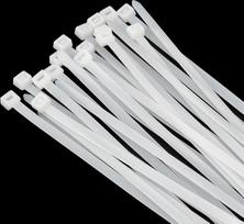 XINGO 50 Pack Cable Ties, Heavy Duty 100lb storio UV atsparus ilgas nailono kabelių kaklaraiščiai Self-Locking Nylon Cable Ties for Indoor Outdoor (26 colių, balta)