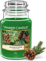 Yankee Candle Balzamas ir kedras, didelis indas 623g