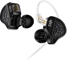 Yinyoo CCZ CZ10 žaidimų ausinės laidinės Iems 1DD+4BA cinko lydinio korpusas ausų monitoriuose su nuimamu OFC kabeliu audiofilams žaidėjams