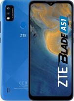 ZTE Blade A51 išmanusis telefonas su 6,52 colių HD+ ekranu, 13 MP + 2 MP dviguba kamera, 2GB + 32GB atminties, mėlynos spalvos