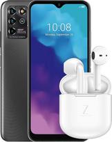 ZTE išmanusis telefonas "Blade V30 vita Buds White" (17,32 cm (6,82 colio) HD+ ekranas, 4G LTE, 3GB RAM ir 128GB vidinės atminties, 48 MP pagrindinė kamera ir 8 MP priekinė kamera, dvi SIM kortelės, "Android 11") Pilka