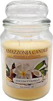 Žvakė "Coconut Vanilla" 530 g Natūralus sojų vaškas Dvigubas medvilnės dagtis Kambarių kvapas Baltas dekoratyvinis indelis "Yankee Village Scents