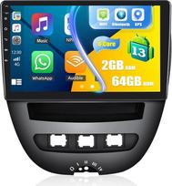 [NWE] 8 branduolių Android 13 Autoradio für Citroen C1/Peugeot 107/Toyota Aygo 2004-2014 mit Navi Carplay Android Auto,2G+64G丨10 Zoll Doppel Din Auto Radio Touch Display mit DSP RDS Bluetooth Mirror Link