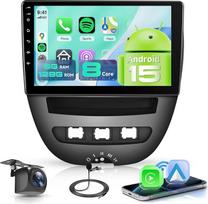 【8 Kern 6+128G】 Carplay Bildschirm für Toyota Aygo/Peugeot 107/Citroen C1 2004-2014, Autoradio Android 10 Zoll Touchscreen mit Android Auto/Navi/WiFi/GPS/RDS/FM/Bluetooth/USB/DSP+Rückfahrkamera