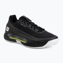 Vyriški teniso batai Wilson Rush Pro 5 Tour Clay black/white/safety yellow