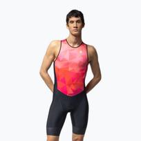 Vyrų triatlono kostiumas Alé Triple pink combo