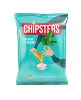 Bulvių traškučiai CHIPSTER'S, grietinės skonio, su žolelėmis, 60 g