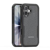 Dėklas Dux Ducis Shld Apple iPhone 17 juodas (Triangle Pattern)
