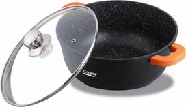Puodas aliuminio su keramikos danga 2.3L 20x8.5cm HR-SCO-A0320A HEINNER