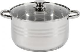 Puodas nerūdijančio plieno su teflono danga 7L 26x14.5cm HR-HJ-07 HEINNER