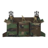 Direct Action Skeletonized Triple 308 dėtuvės dėklas Woodland marginimo