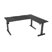 Genesis Gaming Desk | Holm 160 Modular Corner | Black/Anthracite