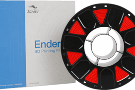 Creality Ender PLA Filament Red, 3D Cartridge (red, 1 kg, 1.75 mm, on a spool)