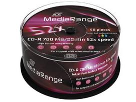 MediaRange CD-R 700MB (52x, 50-pack, printable)