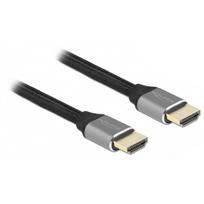 Delock Ultra High Speed HDMI Cable 48Gbps 8K 60Hz (gray, 2 meters)