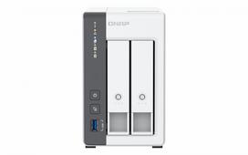 QNAP 2-bay 2.5GbE NAS with Integrated NPU | TS-216G | ARM 4-core | Cortex-A55 | 2.0 GHz processor frequency | 4GB
