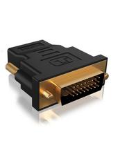 ICY BOX DVI-D (24+1)  HDMI Adapter IB-AC552 (black, bidirectional video adapter)