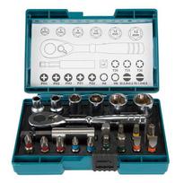 Makita Ratchet and bit set, 21-piece
