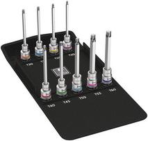WERA 8767 C HF 3 Zyklop Nut Driver Set Sixround (9-piece, 1/2"", T20 to T60, with retention function)