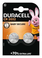 Duracell CR2032 Lithium Button Cell Battery (black, pack of 2)