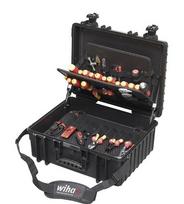 wiha Electrician's Tool Set Competence XL (red/yellow, 81-piece, with case)