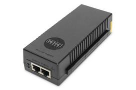 Digitus 10 Gigabit Ethernet PoE+ Injector, 802.3at, 30 W (black)