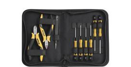 wiha ESD Tool Set (red/yellow, 10-piece, with pouch)