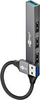 Goobay Slim 4-Port USB Hub, USB-A to USB-A, 5Gbps | 74456