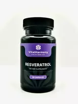 VitalHarmony Resveratrol – Antioksidantas ir ilgaamžiškumo palaikymas