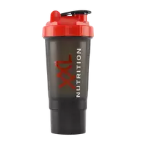 Shaker gertuvė XXL Nutrition - 600ml , Juoda