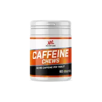 Kofeino tabletės Caffeine Chews, 50 mg – 60 kramtomųjų tablečių
