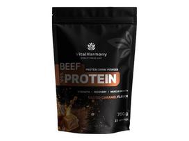 VitalHarmony Beef Protein 700g jautienos baltymai - Sūrios karamelės