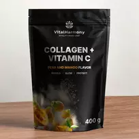 VitalHarmony Kolagenas + Vitaminas C 400 g - Mangų ir kriaušių