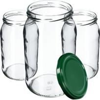 Konservavimo stiklainiai 900ml Stiklinis indelis Medaus uogienė 24 vnt + kamšteliai Fi82