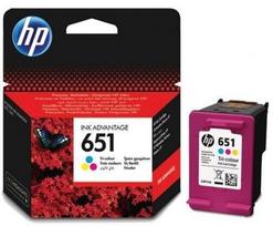 Kasetė rašaliniams spausdintuvams HP Ink No.651 Color (C2P11AE)