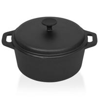 vidaXL Ketaus puodas, skersmuo 26,5 cm, Juoda