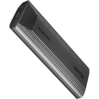 AXAGON EEM2-GTS2 USB-C 3.2 Gen 2 - M.2 NVMe / SATA SSD THIN SCREWLESS 30-80mm ALU box