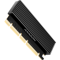 AXAGON PCEM2-XS PCI-E 3.0 16x - M.2 SSD NVMe, up to 80mm SSD, low profile, heatsink