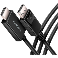 AXAGON RVD-HI20C2 DisplayPort - HDMI 2.0 cable 1.8m 4K/60Hz