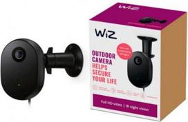 Outdoor camera WiZ, 1080P 30FPS WiFi (2.4GHz) IP20 black 929004111201 | 8720169076822