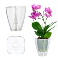 Orchidėjų vazono uždangalas, 12 cm, bespalvis, plastikinis