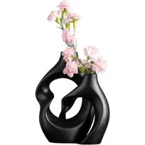Modernus Keraminių Vazų Rinkinys Zmarkraft 20 Cm Juodas 2 Dalių, 20 cm