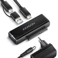 AXAGON ADSA-FPX USB-C 10Gbps - SATA 6G 2.5"/3.5" SSD/HDD Fast Port X adapter including AC adapter, USB-C to USB-A