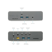TARGUS DOCK230EUZ | Thunderbolt 5 Triple Video 8K EcoSmart Dock with 140W Power Delivery
