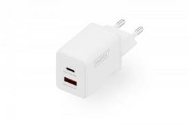 Digitus USB GaN Charger 45W, 1x USB-C, 1x USB-A | DA-10302