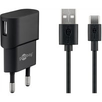 Įkroviklis Goobay 45298, USB-C, kabelis 1 m