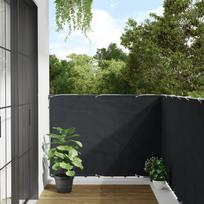 Balkono pertvara antracito 120x400cm oksfordo audinys