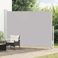 Ištraukiama šoninė kiemo pertvara pilkos spalvos 200x300cm