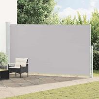 Ištraukiama šoninė kiemo pertvara pilkos spalvos 200x500cm