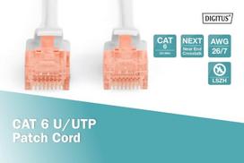 Digitus Cat 6 U/utp tinklo kabelis, 20 m, pilkas